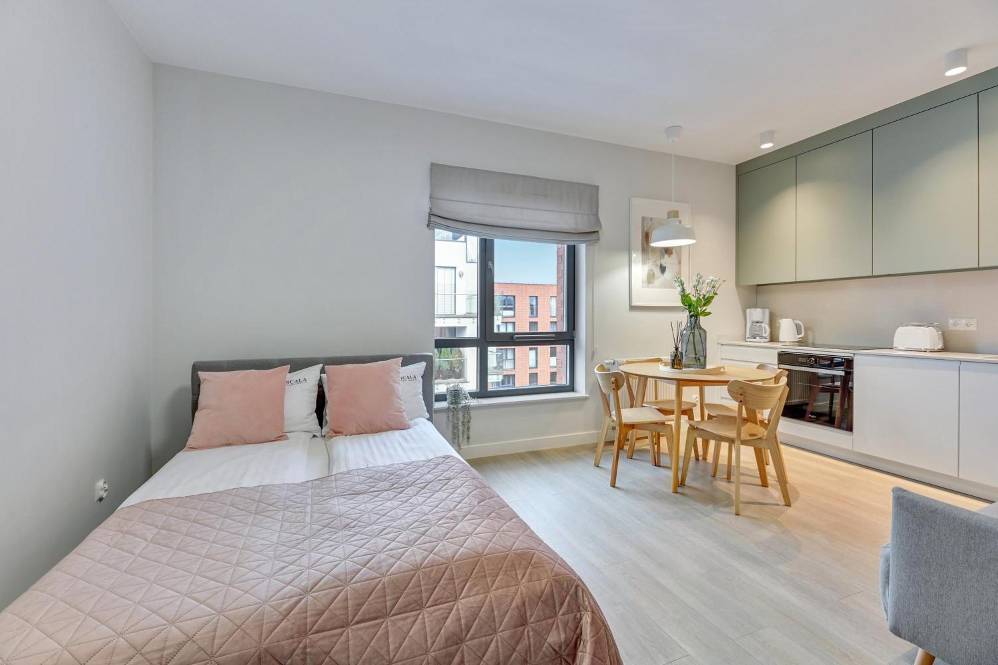 Scala Apartamenty By Moderna Profit- Lakowa 60C Gdansk Bagian luar foto
